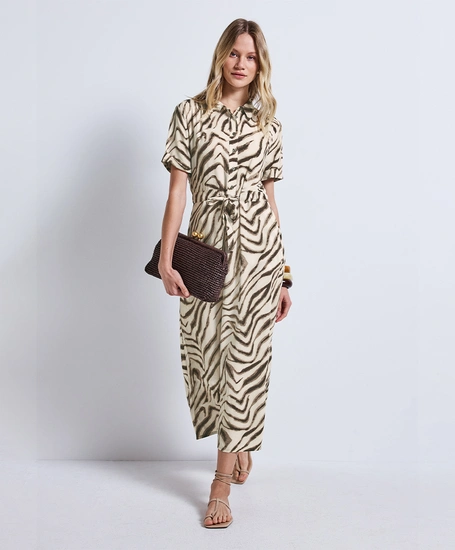 Street One Midi Jurk Allover Print