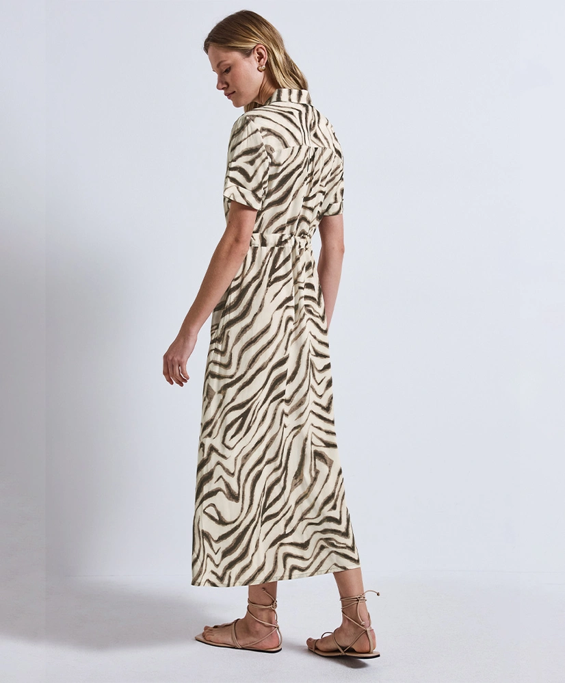 Street One Midi Jurk Allover Print