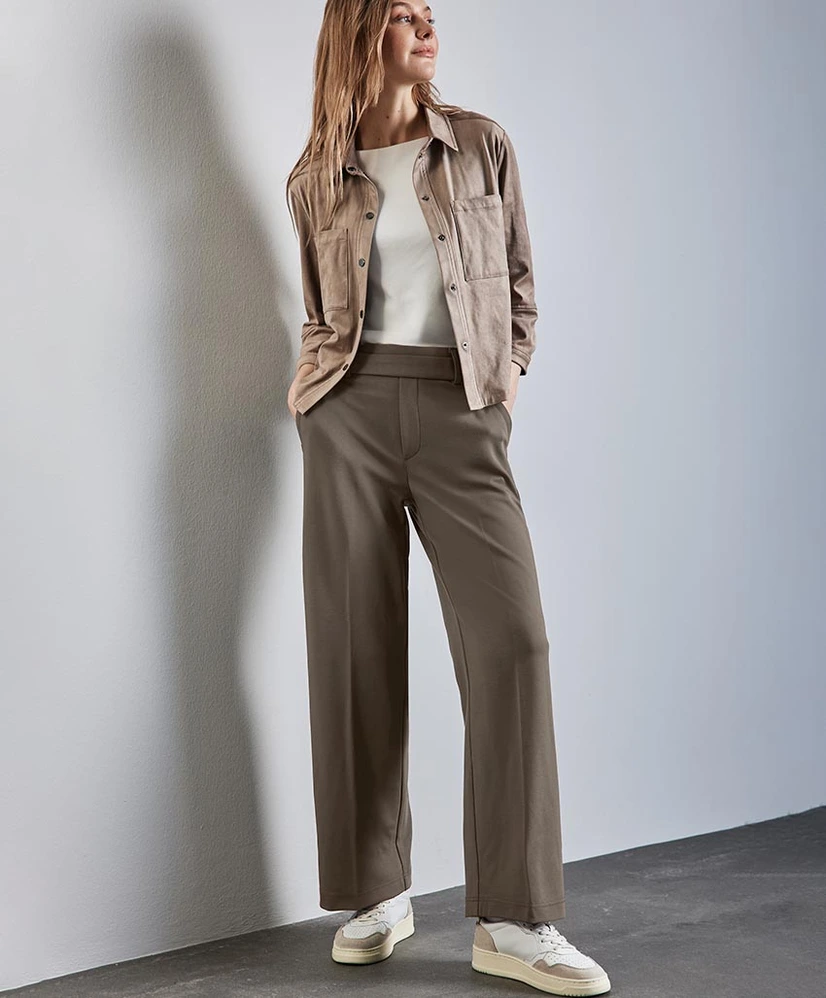 Street One Pantalon Straight Leg Ceintuur