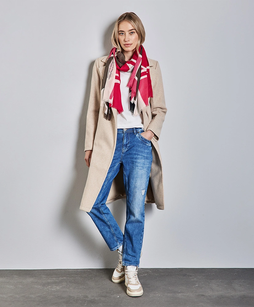 Street One Sjaal Printed Multicolor