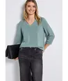 Street One Sweatshirt Silk Look