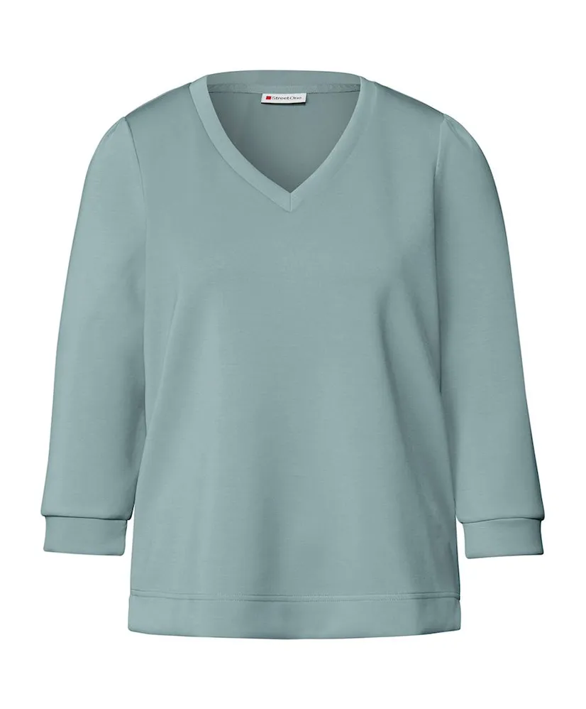 Street One Sweatshirt Silk Look