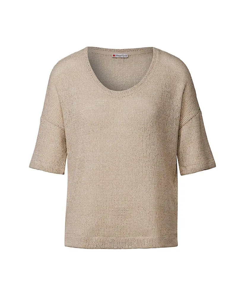 Street One T-shirt Gebreid Shiny