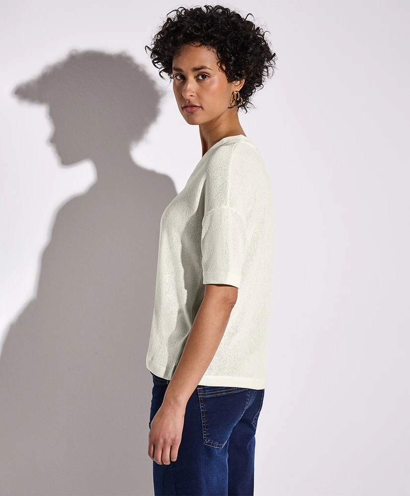 Street One T-shirt Gebreid