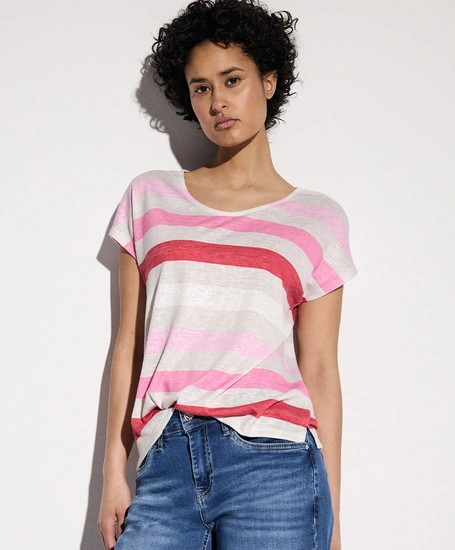 Street One T-shirt Gestreept