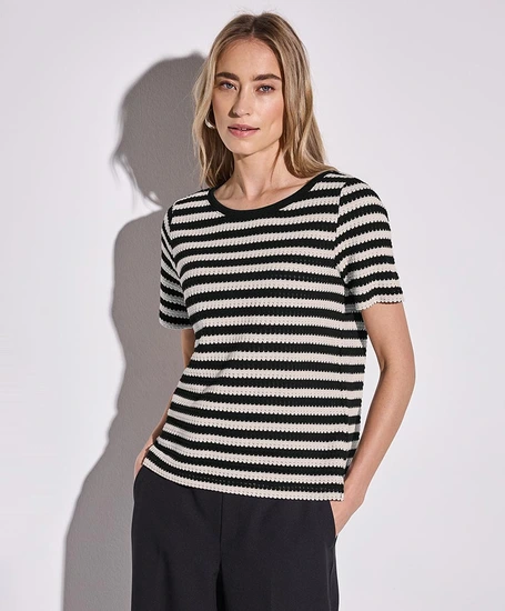 Street One T-shirt Gestreept