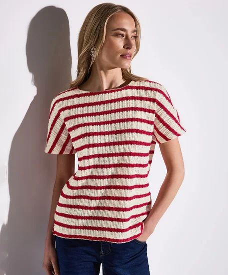 Street One T-shirt Gestreept