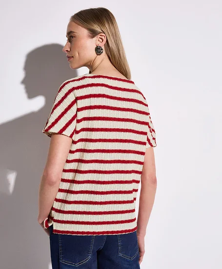 Street One T-shirt Gestreept