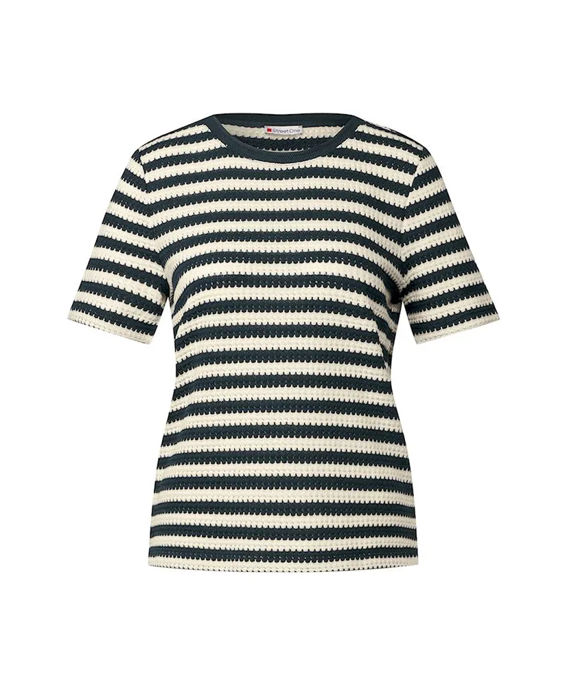 Street One T-shirt Gestreept