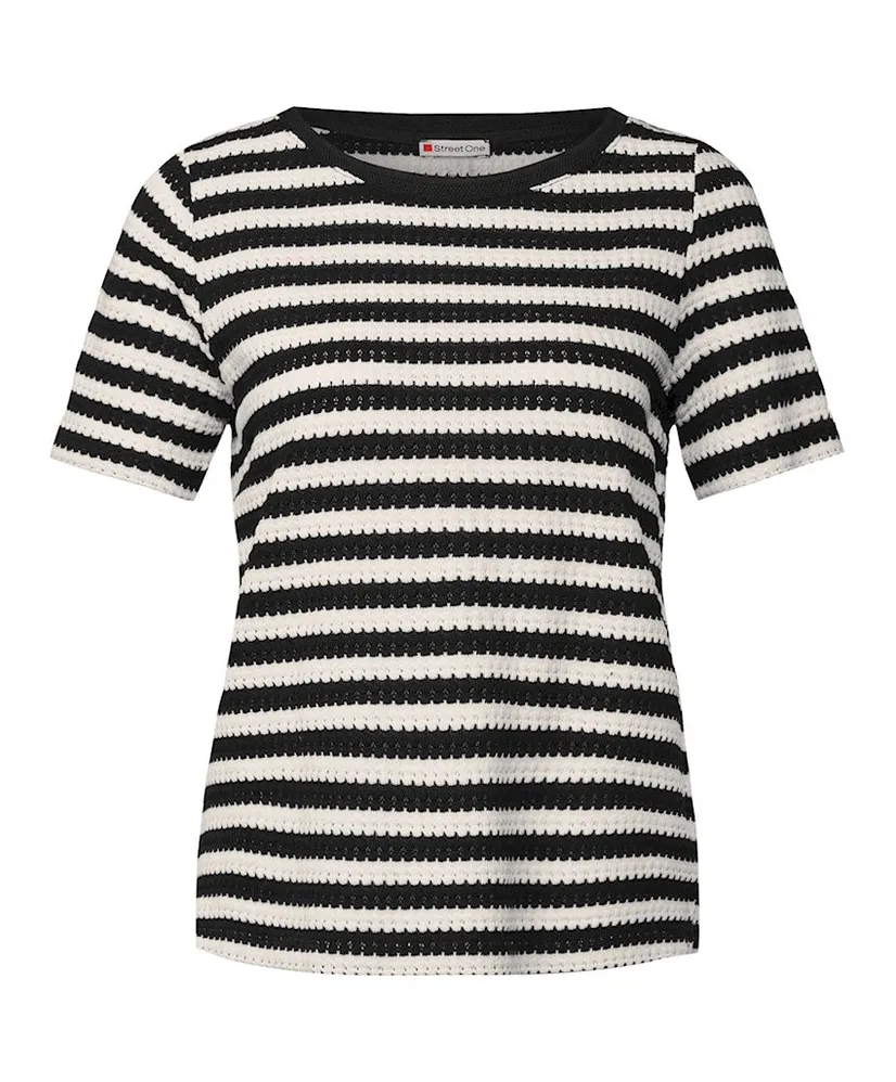 Street One T-shirt Gestreept