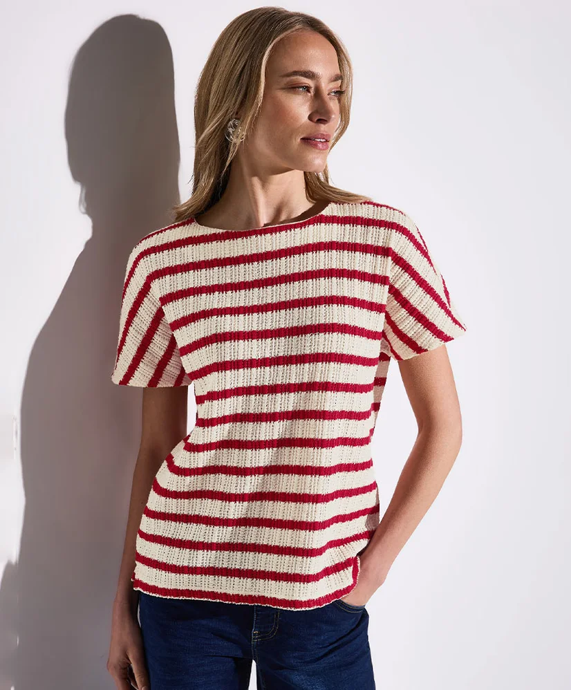 Street One T-shirt Gestreept