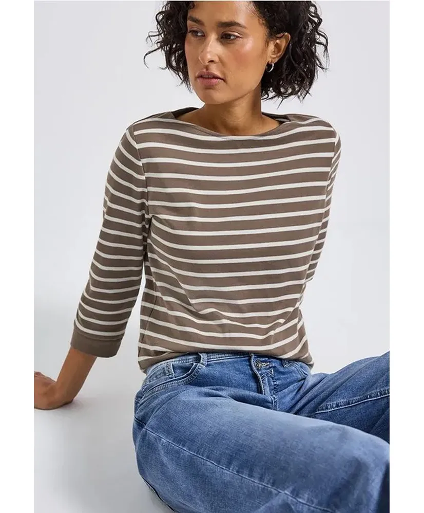 Street One T-Shirt Gestreept