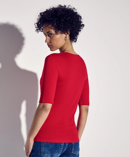 Street One T-Shirt Heart Neck