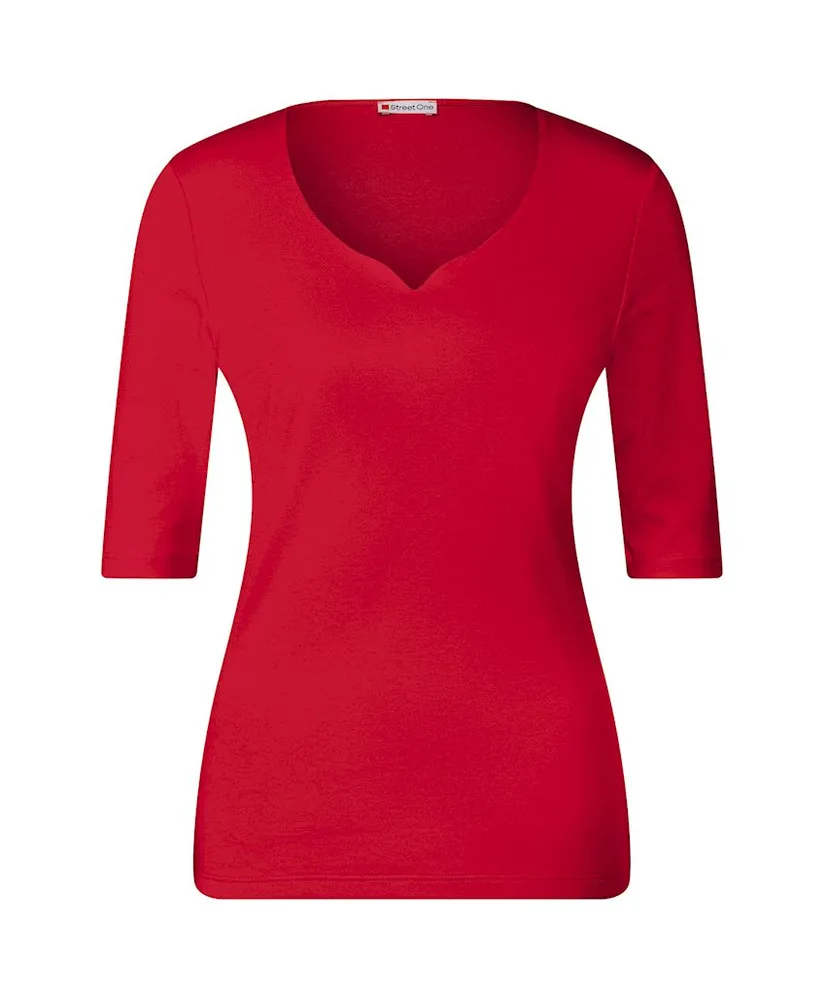 Street One T-Shirt Heart Neck