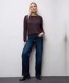 Street One T-shirt KM fine shiny knit look shirt