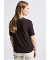 Street One T-shirt Rib Collar
