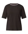 Street One T-shirt Rib Collar
