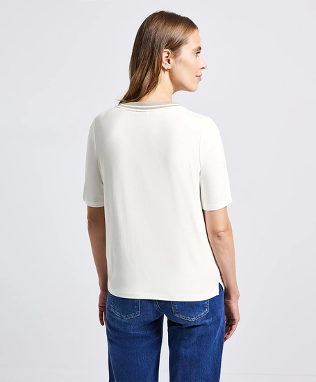 Street One T-shirt Rib Collar