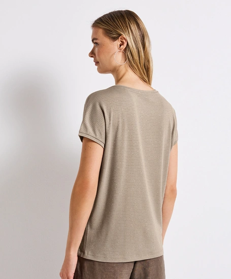 Street One T-shirt Shiny Strips