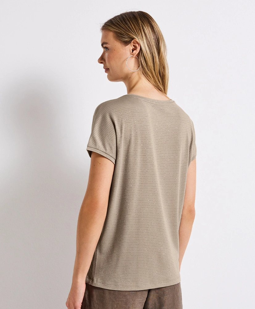 Street One T-shirt Shiny Strips