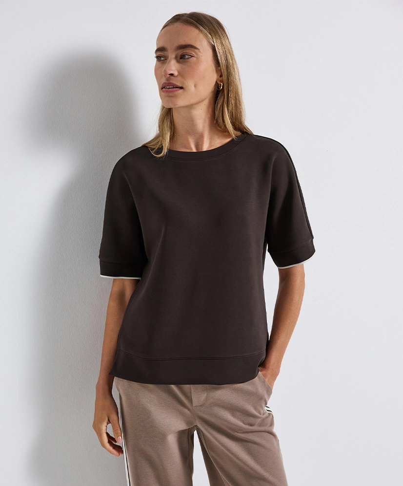 Street One T-shirt Silk Look