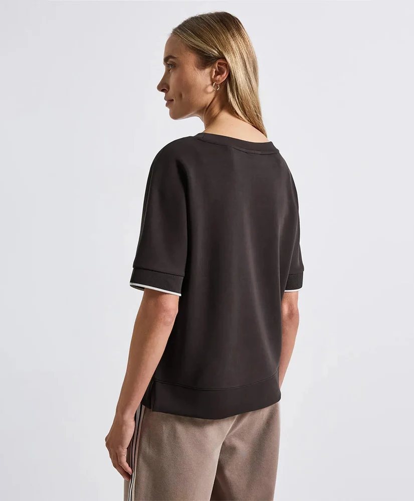 Street One T-shirt Silk Look