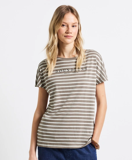 Street One T-shirt Striped Boundless