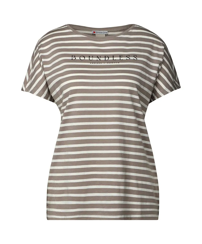 Street One T-shirt Striped Boundless