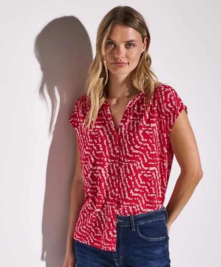 Street One Top Allover Print