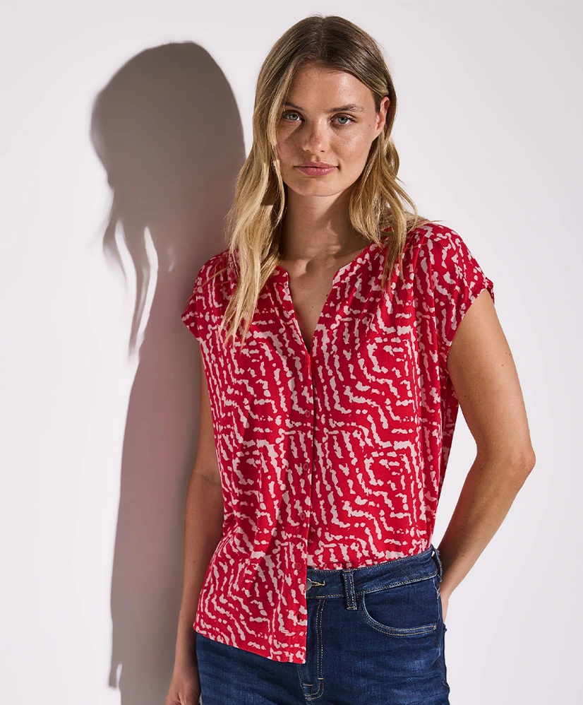 Street One Top Allover Print