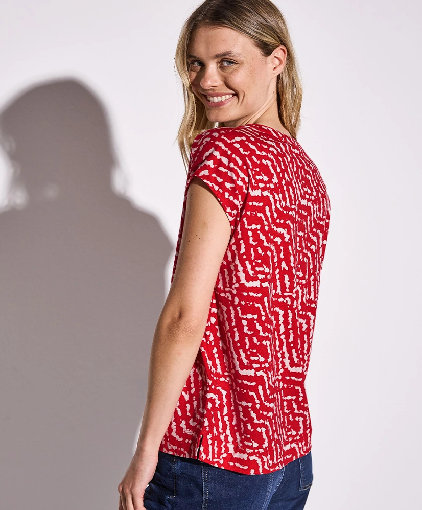 Street One Top Allover Print