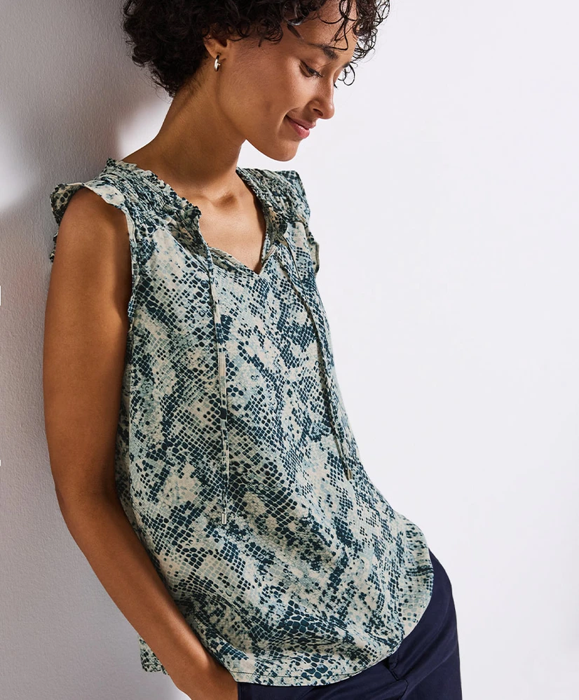 Street One Top Allover Print