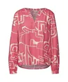 Street One Top Splitneck Print