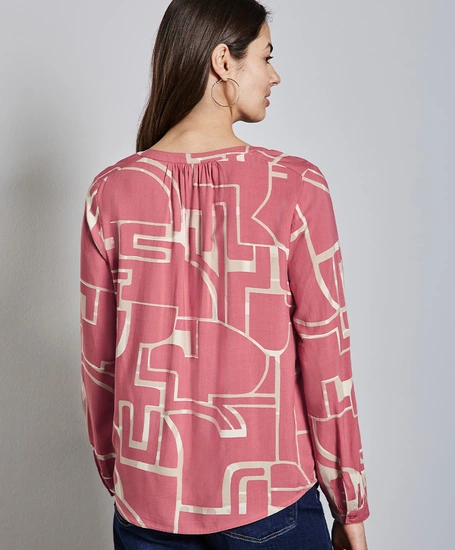Street One Top Splitneck Print