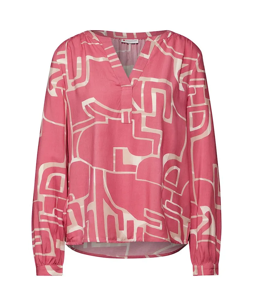 Street One Top Splitneck Print