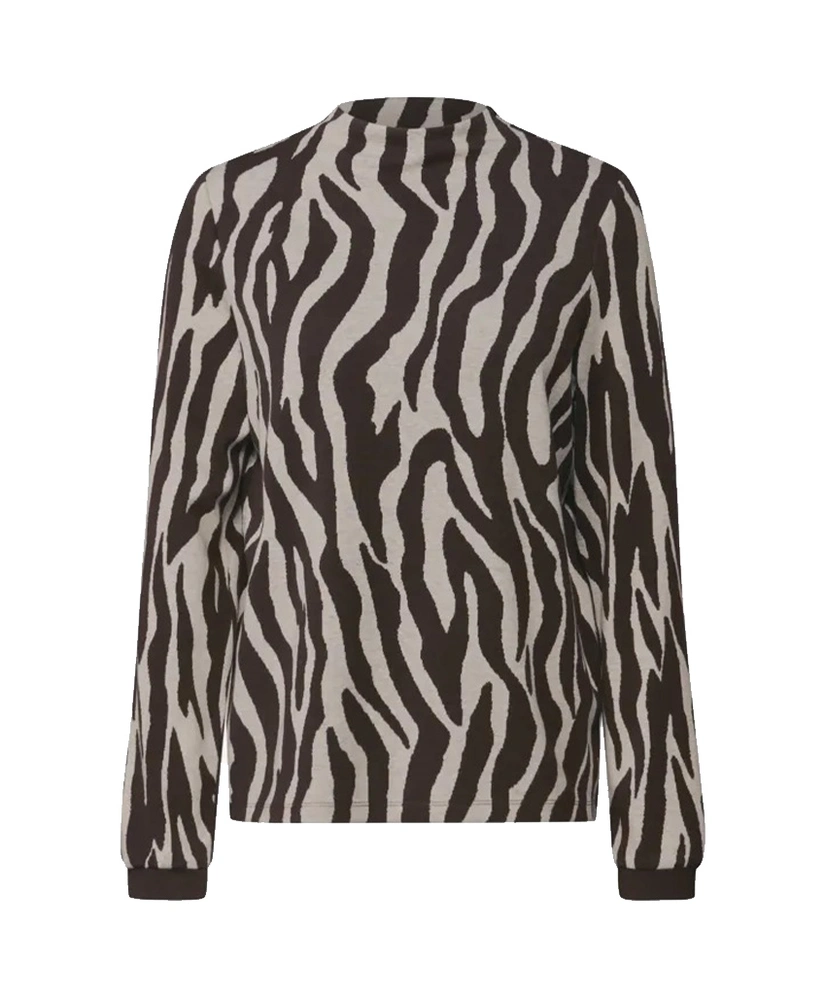 Street One Top Zebra Print