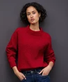 Street One Trui LM chenille sweater halfcardigan
