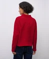 Street One Trui LM chenille sweater halfcardigan