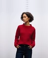 Street One Trui LM chenille sweater halfcardigan