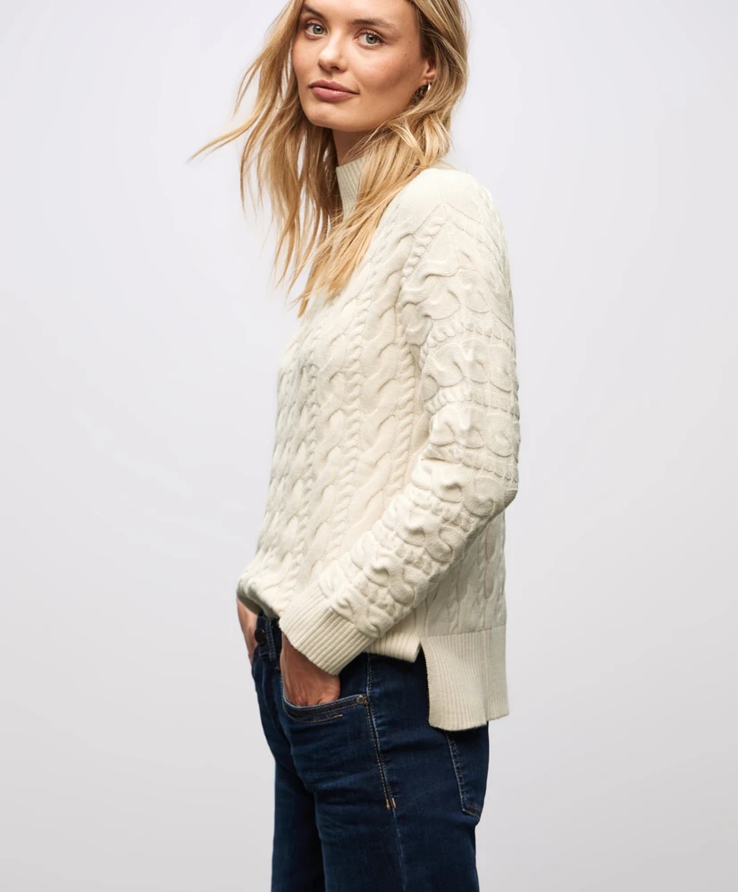 Street One Turtleneck Trui Cable