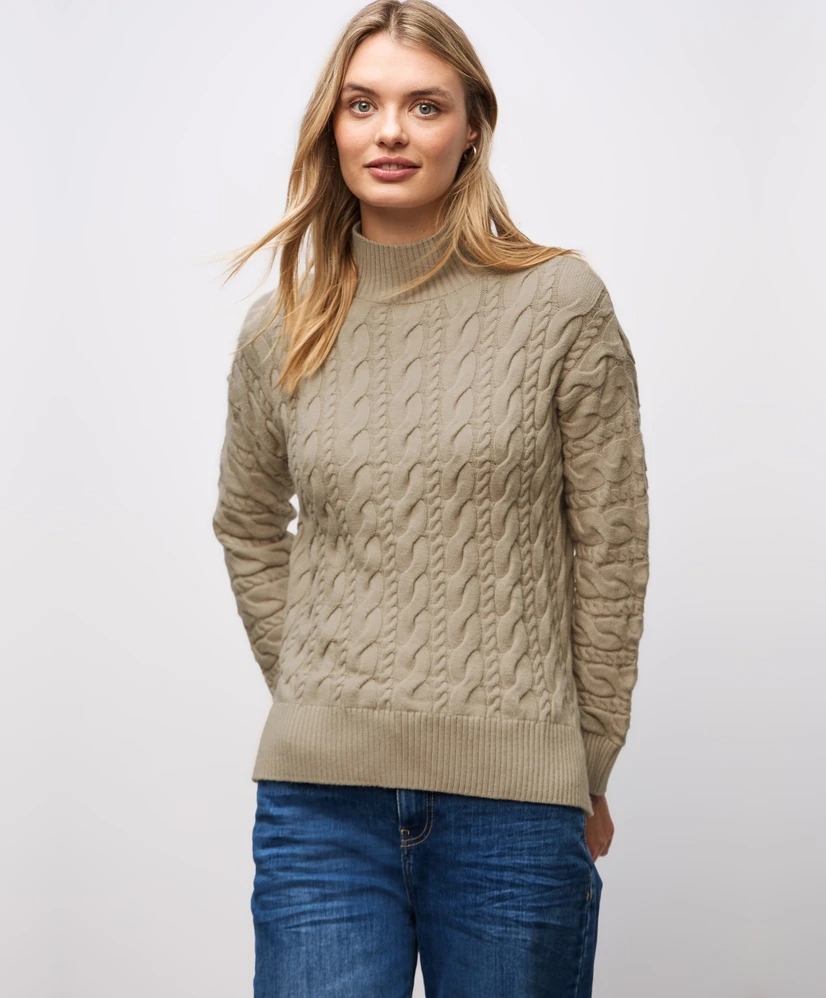 Street One Turtleneck Trui Cable