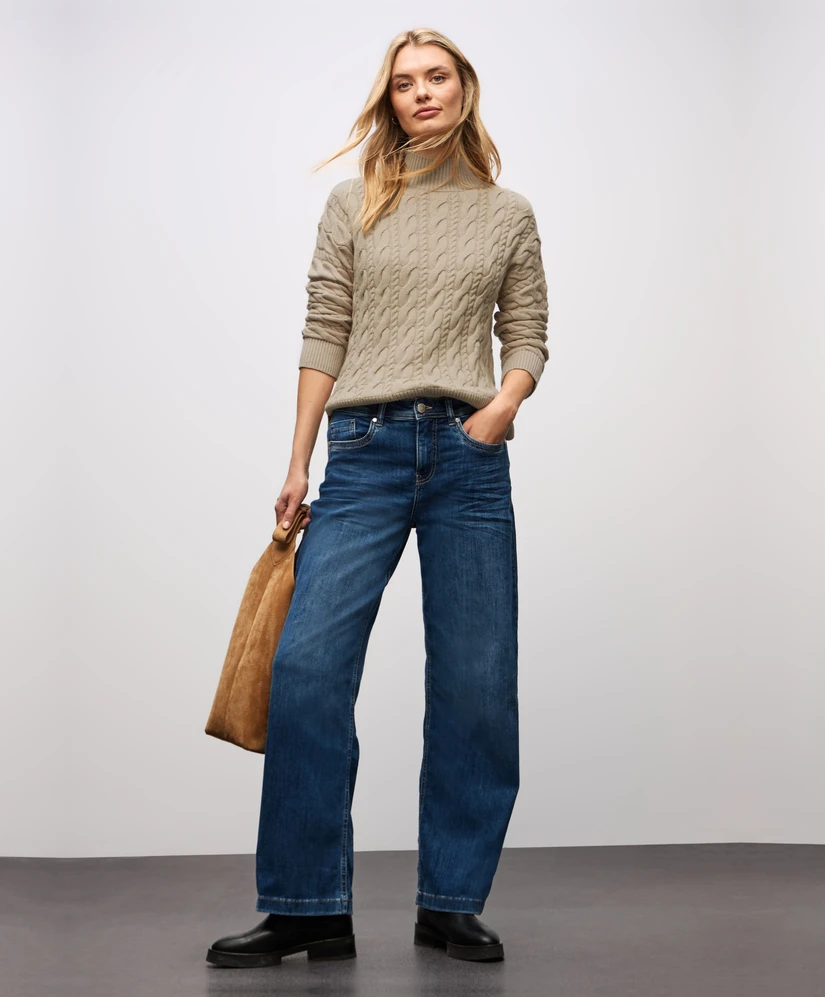 Street One Turtleneck Trui Cable
