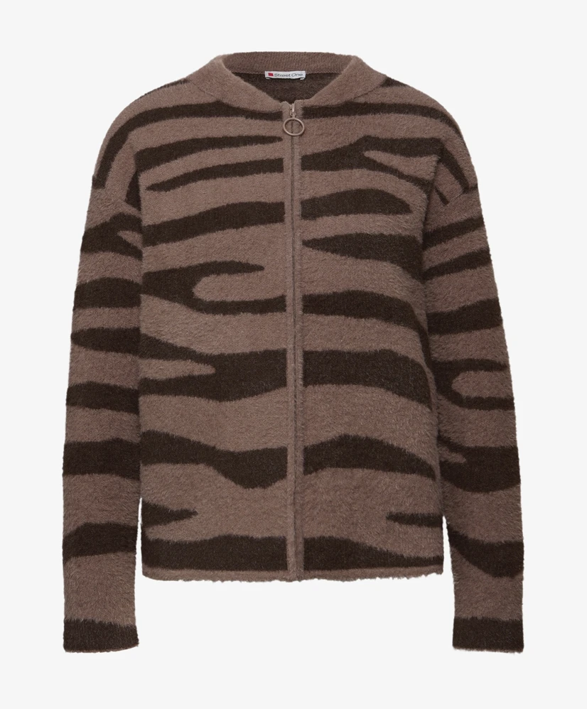 Street One Vest Zebra Print