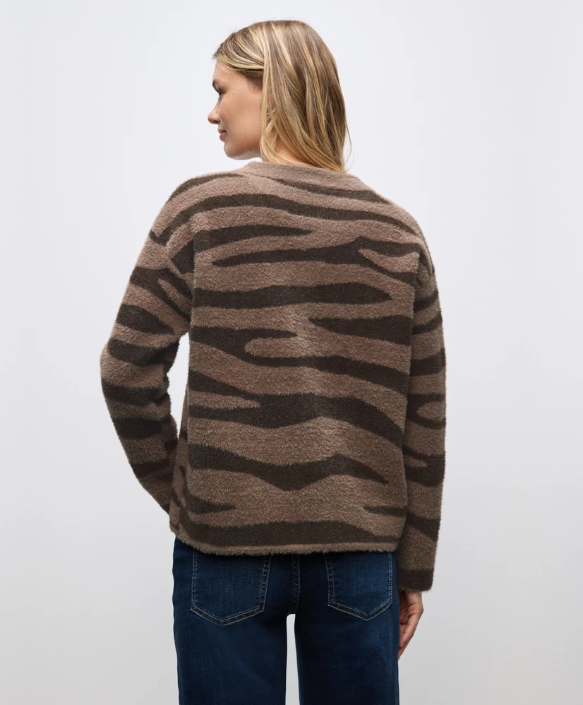 Street One Vest Zebra Print