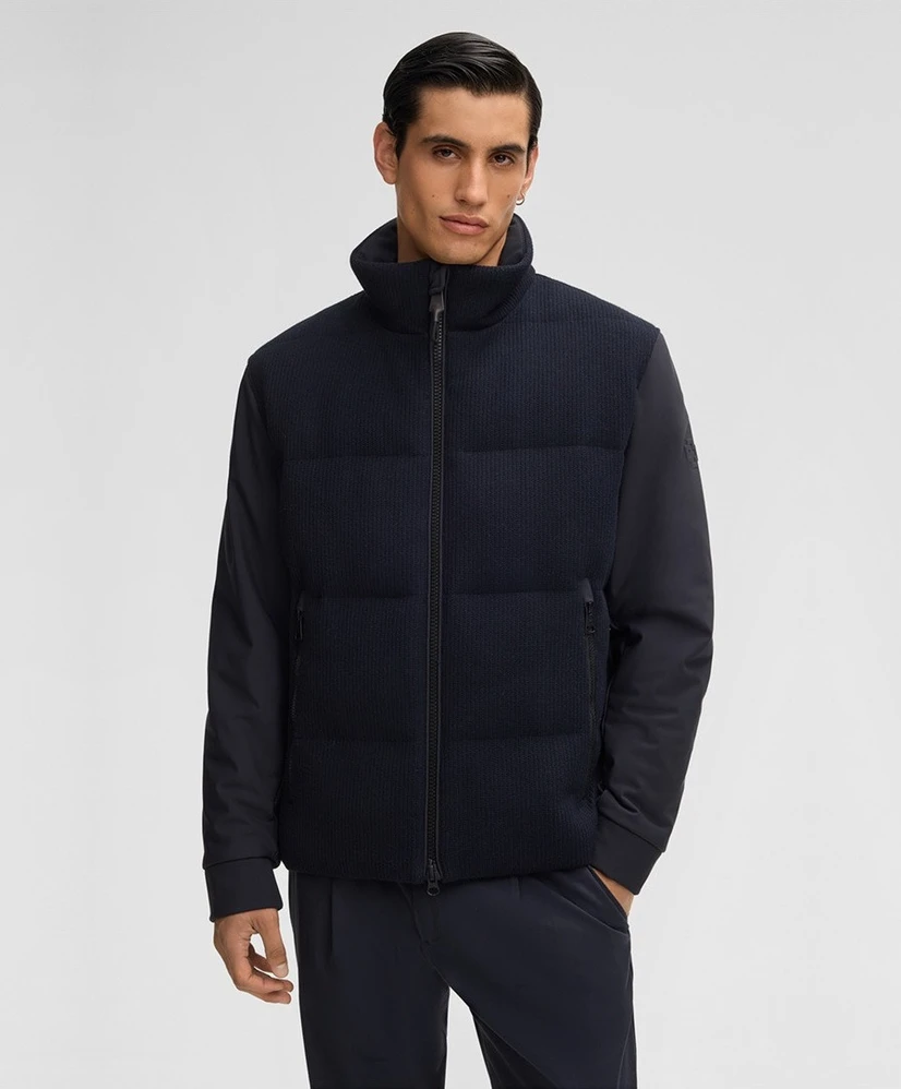 Strellson Gewatteerde Jas Flex Knit 2.0