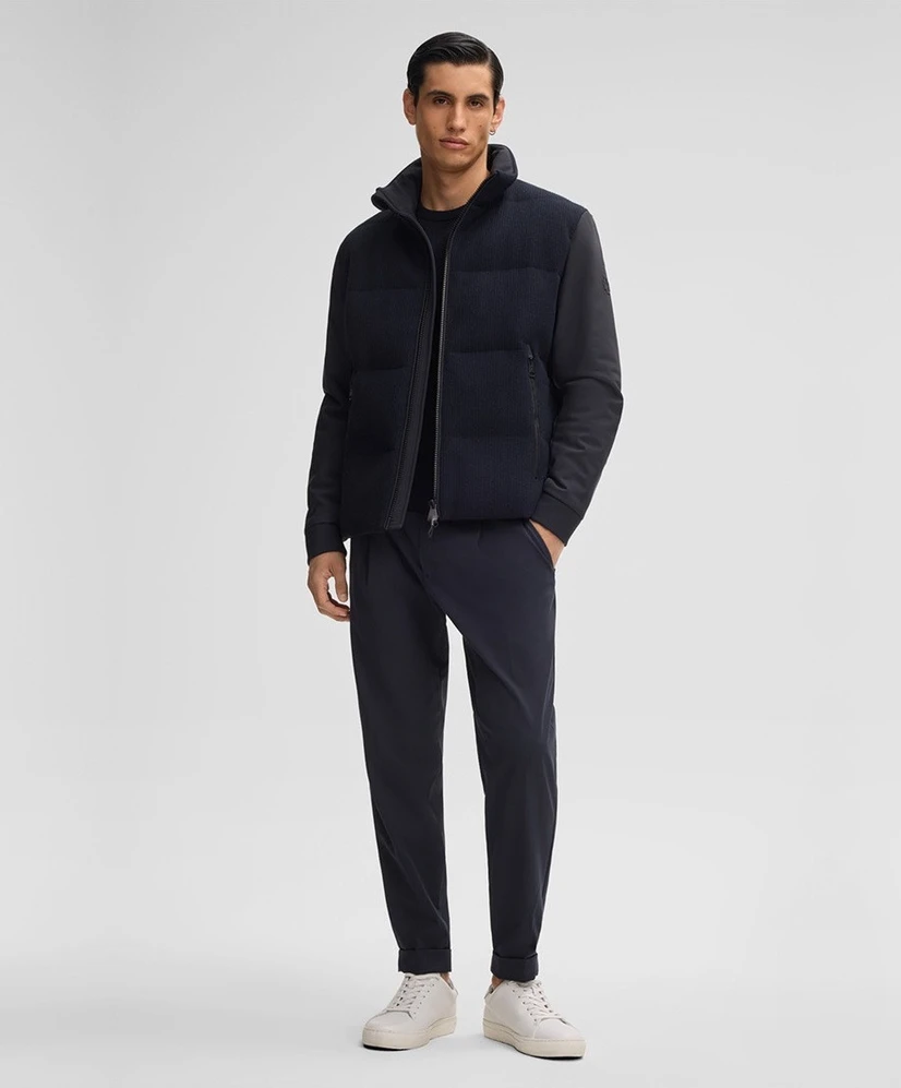 Strellson Gewatteerde Jas Flex Knit 2.0