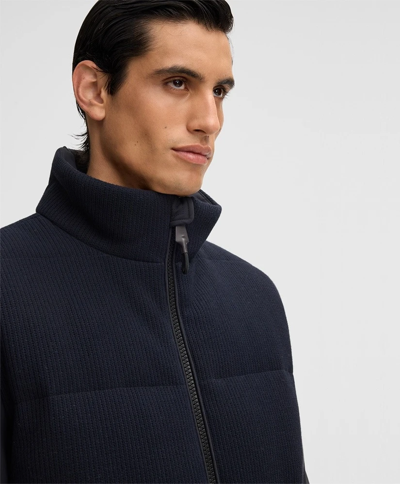 Strellson Gewatteerde Jas Flex Knit 2.0