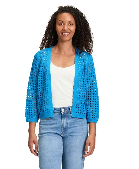 Strickjacke Kurz 3/4 Arm