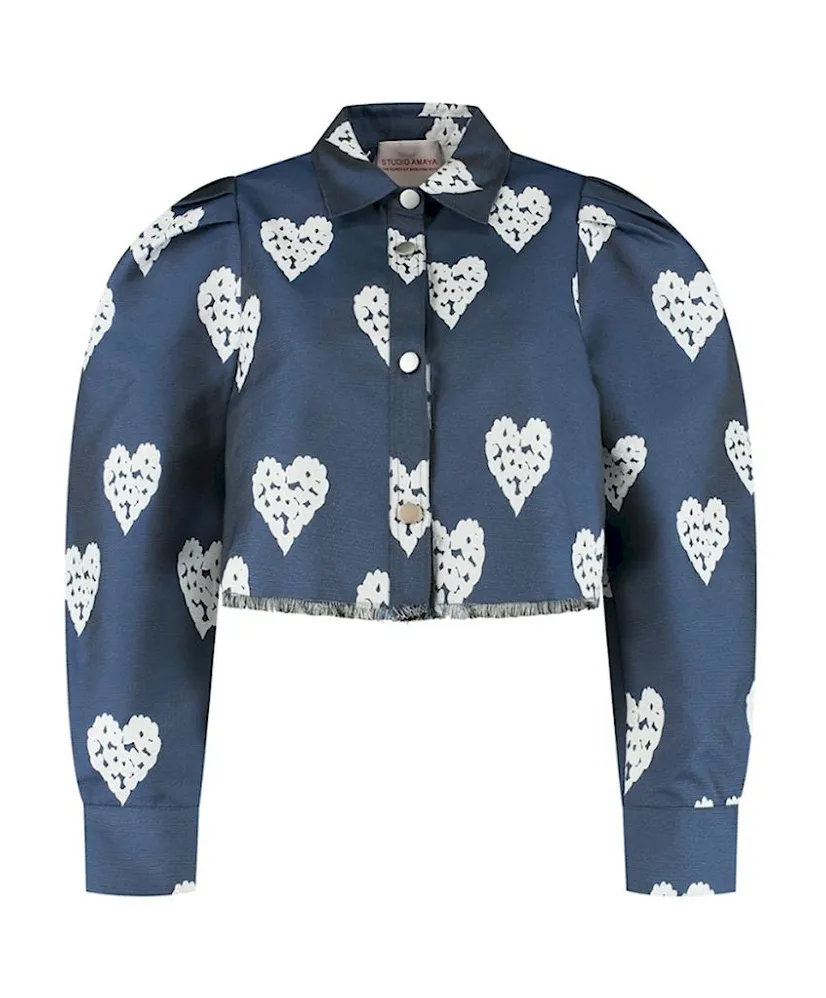 STUDIO AMAYA Cropped Jacket Heart