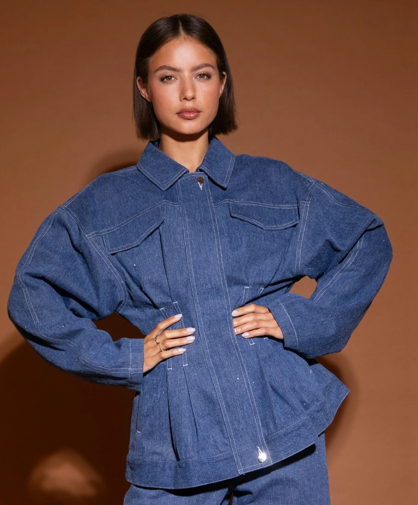 STUDIO AMAYA Spijkerjack Jack